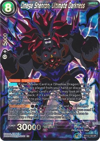 Omega Shenron, Ultimate Darkness - BT15-130 - Super Rare