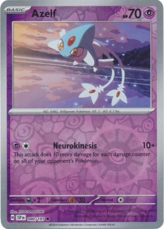Azelf - 080/191 - Common Reverse Holo