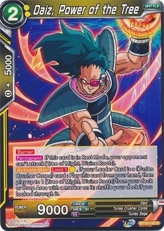 Daiz, Power of the Tree - BT15-110 - Rare