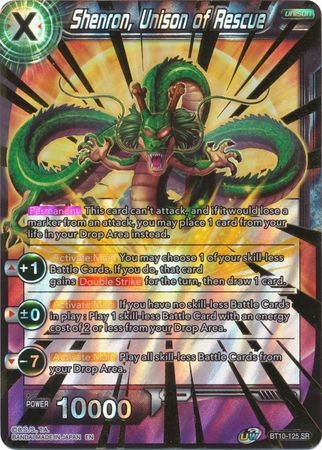 Shenron, Unison of Rescue - BT10-125 - Super Rare