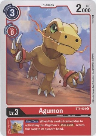 Agumon - BT4-008 - Common