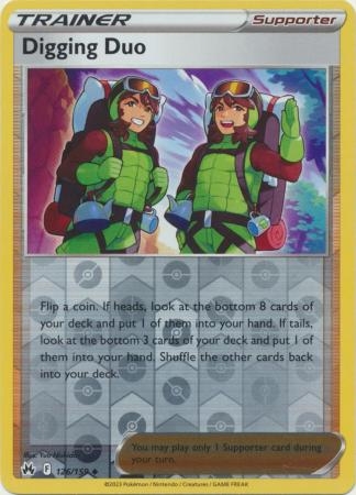Digging Duo - 126/159 - Uncommon Reverse Holo