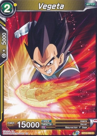 Vegeta - BT12-093 - Common