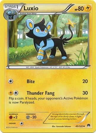 Luxio - 45/122 - Uncommon