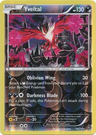 Yveltal - 65/114 - Holo Rare Reverse Holo