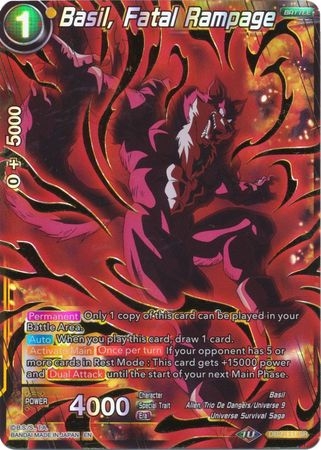 Basil, Fatal Rampage (Reprint) - DB2-111 - Super Rare