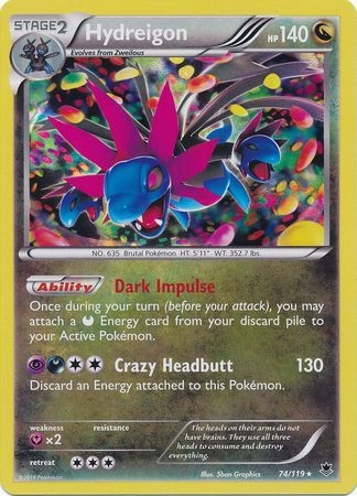 Hydreigon - 74/119 - Holo Rare