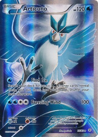 Articuno - 25/83 - Full Art Holo Rare