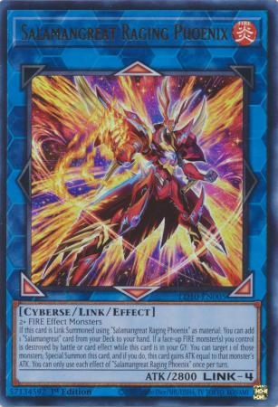 Salamangreat Raging Phoenix - LD10-EN005 - Ultra Rare 1st Edition