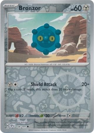 Bronzor - 126/191 - Common Reverse Holo