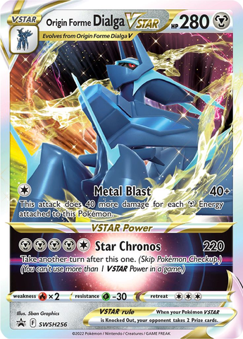 Origin Forme Dialga VSTAR - SWSH256 - Full Art Promo