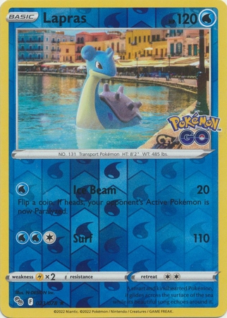 Lapras - 023/078 - Holo Rare Reverse Holo