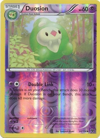 Duosion - 34/124 - Uncommon Reverse Holo