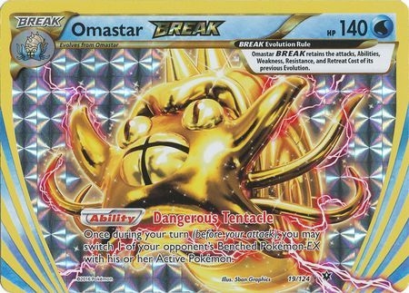 Omastar Break - 19/124 - Break Rare
