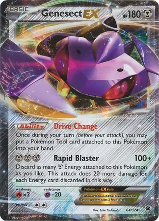 Genesect EX - 64/124 - Ultra Rare