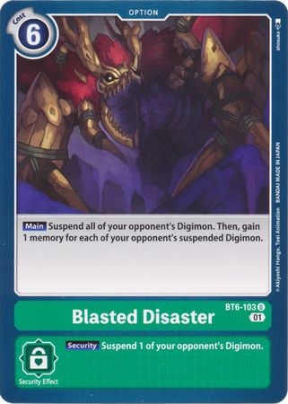 Blasted Disaster - BT6-103 - Uncommon