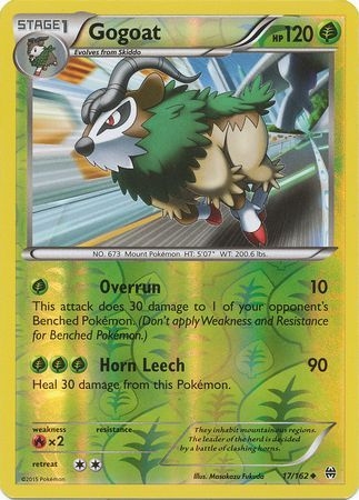 Gogoat - 17/162 - Uncommon Reverse Holo