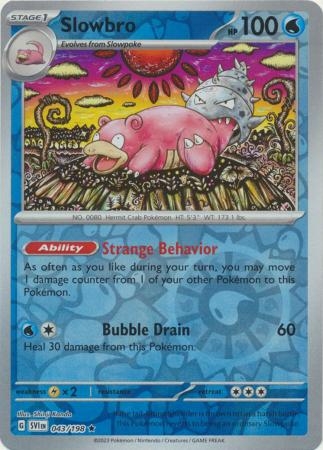 Slowbro - 043/198 - Holo Rare Reverse Holo