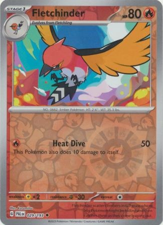 Fletchinder - 029/193 - Uncommon Reverse Holo