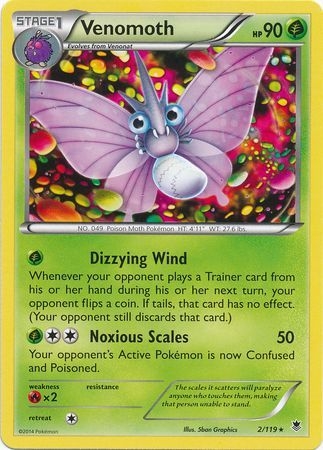 Venomoth - 2/119 - Rare