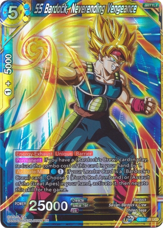 SS Bardock, Neverending Vengeance - EB1-59 - Uncommon Foil