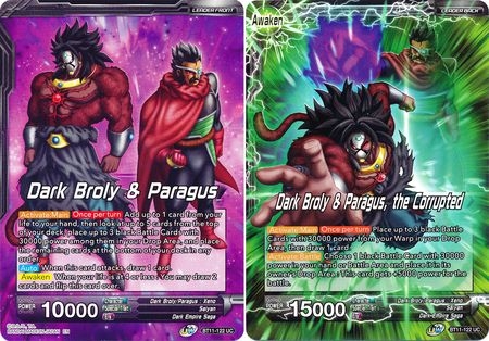 Dark Broly & Paragus | Dark Broly & Paragus, the Corrupted - BT11-122 - Uncommon