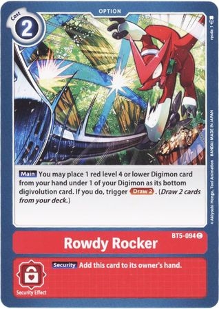 Rowdy Rocker - BT5-094 - Common