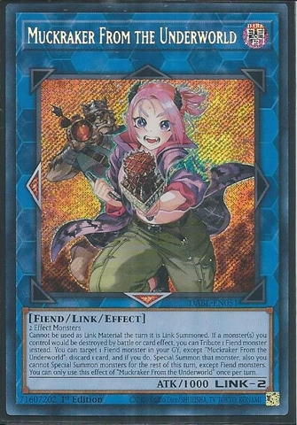 Muckraker From the Underworld - DABL-EN051 - Secret Rare 1st Edition