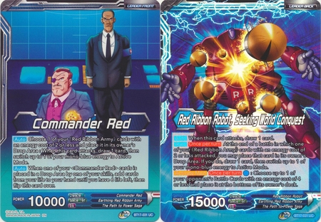 Commander Red // Red Ribbon Robot, Seeking World Conquest - BT17-031 - Uncommon Foil