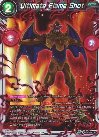 Ultimate Flame Shot - BT15-141 - Rare Foil