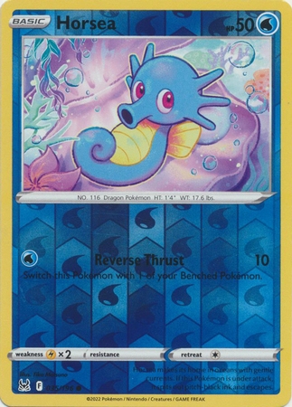 Horsea - 035/196 - Common Reverse Holo