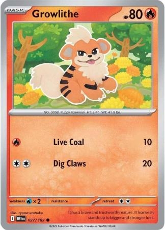 Growlithe - 027/182 - Common