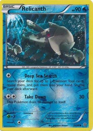 Relicanth - 23/98 - Common Reverse Holo