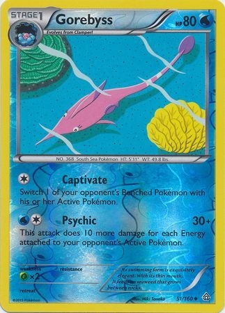 Gorebyss - 51/160 - Uncommon - Reverse Holo