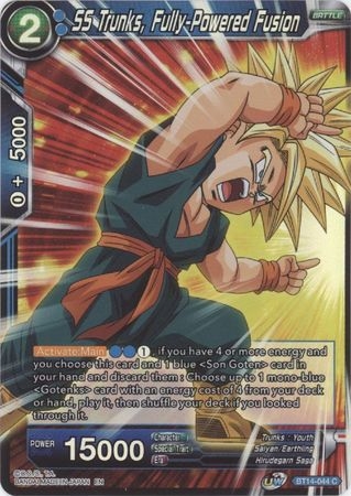 SS Trunks, Fully-Powered Fusion - BT14-044 - Common Foil