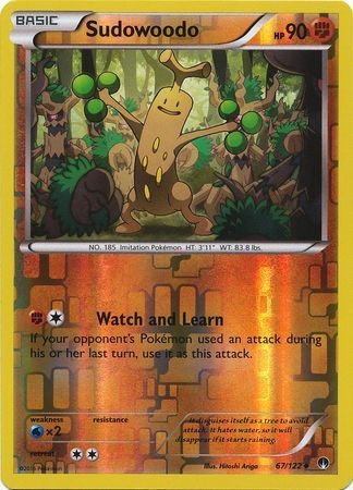 Sudowoodo - 67/122 - Uncommon Reverse Holo