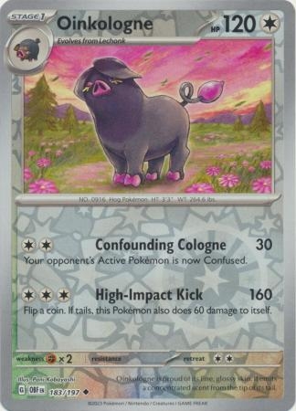 Oinkologne - 183/197 - Uncommon Reverse Holo