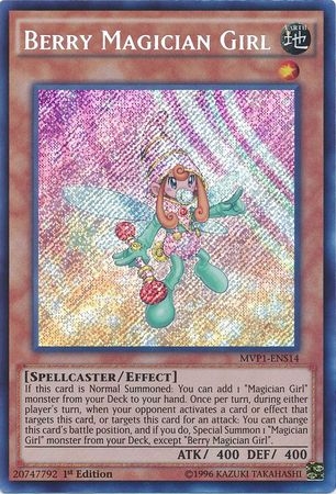 Berry Magician Girl - MVP1-ENS14 - Secret Rare 1st Edition