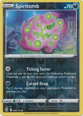 Spiritomb - 89/172 - Common Reverse Holo