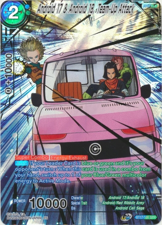 Android 17 & Android 18, Team-Up Attack (SPR) - BT17-136 - Special Rare