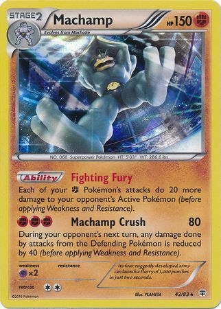 Machamp - 42/83 - Holo Rare