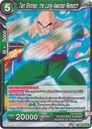 Tien Shinhan, the Long-Awaited Rematch - EB1-27 - Rare