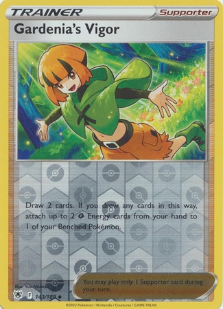 Gardenia's Vigor - 143/189 - Uncommon Reverse Holo