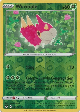Wurmple - 006/196 - Common Reverse Holo