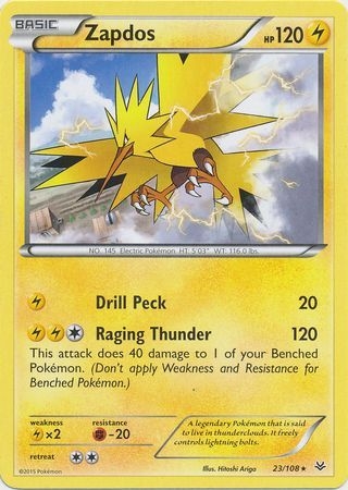 Zapdos - 23/108 - Rare