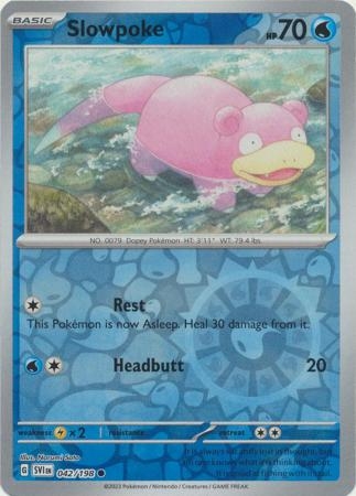 Slowpoke - 042/198 - Common Reverse Holo