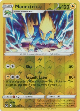 Manectric - 055/196 - Rare Reverse Holo