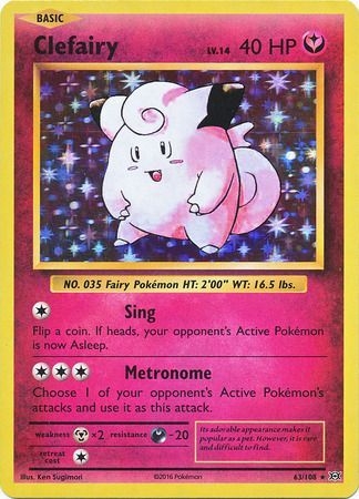 Clefairy - 63/108 - Holo Rare