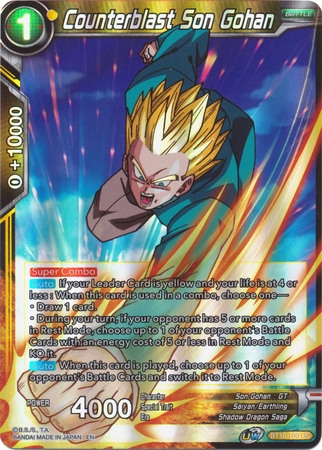 Counterblast Son Gohan - BT10-100 - Uncommon Foil