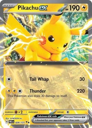 Pikachu ex - 028/131 - Ultra Rare